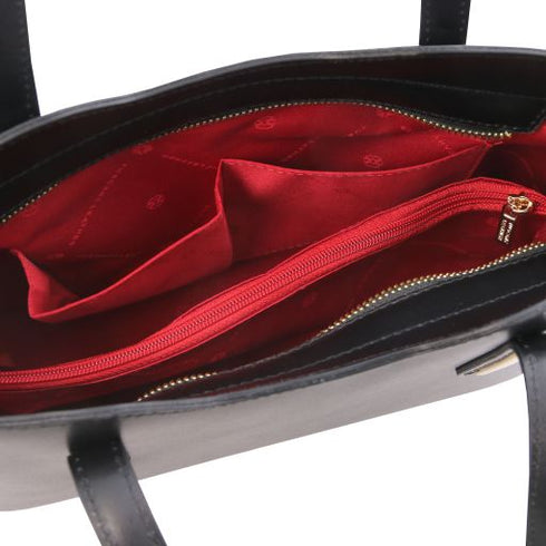 Olimpia - Leather tote - Small size